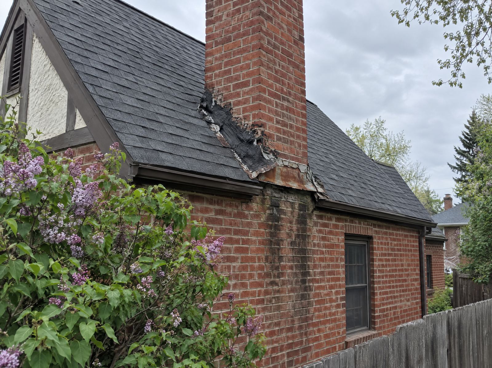 Before the roof repair in Denver, photo 1