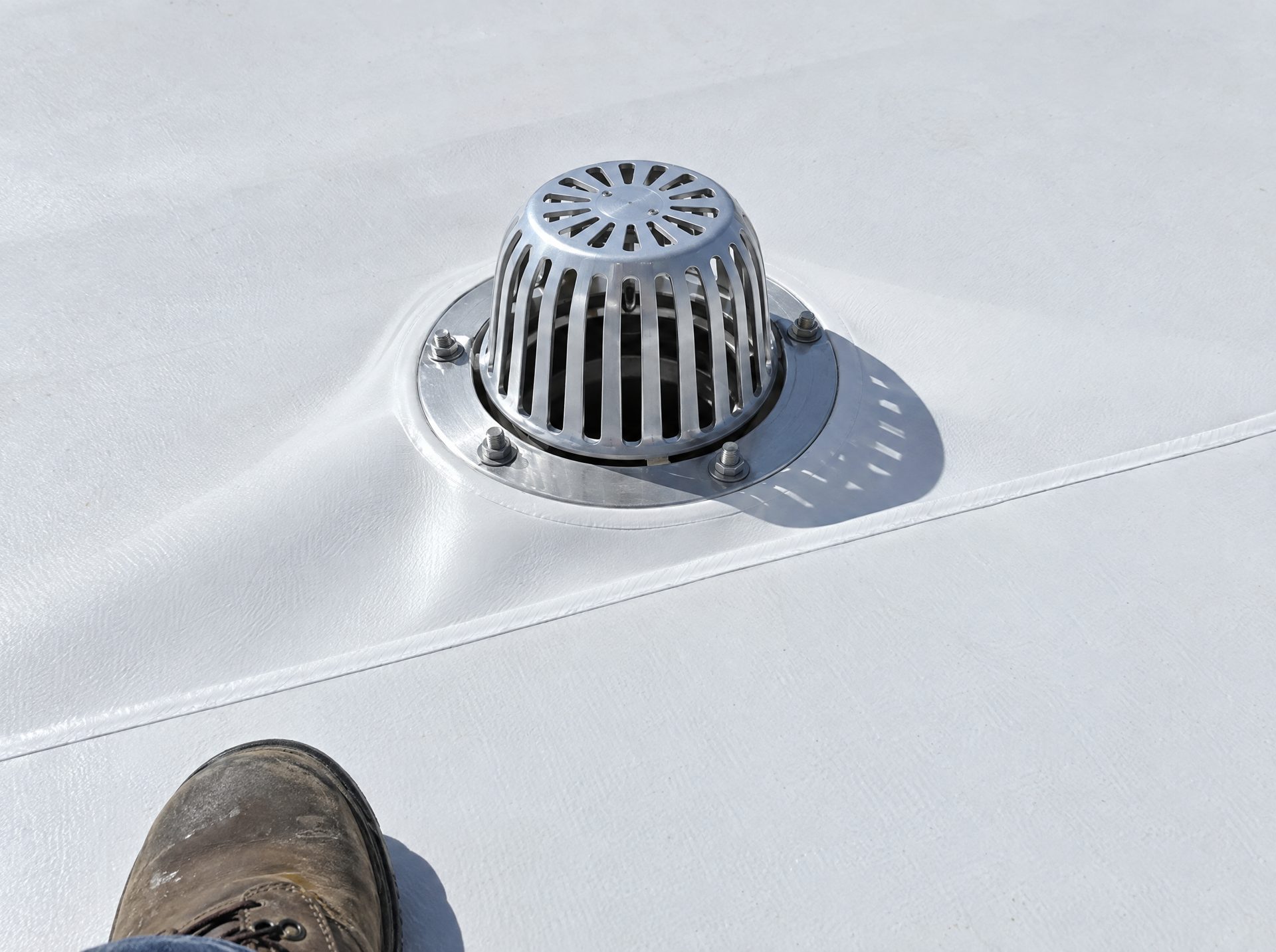 Commercial flat roof (TPO) in Lakewood, photo 3 by Coppergate Roofing